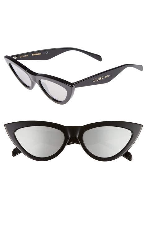 celine cateye sunglasses|celine 56mm cat eye sunglasses.